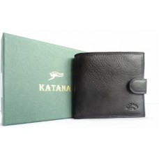 Katana dabīgas ādas melns maks Nr.83/16